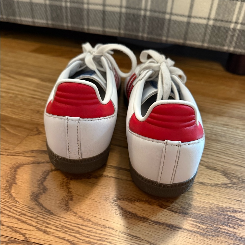 adidas Women's White Red Sneakers